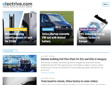 Tablet Screenshot of electrive.com